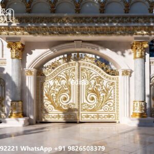 Sheet Gate Design, Mandir Steel Gate Design Main Gates-contemporary Gates