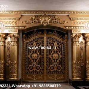 Stainless Steel Main Gate Design, Single Door Iron Gate Price Main Gates-contemporary Gates