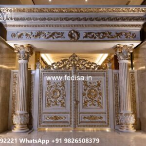 Board Gate Design, Hollow Pipe Gate Design Main Gates-contemporary Gates