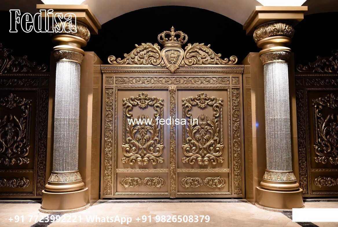 Front Gate Design Steel, Folding Steel Gate Design Main Gates-contemporary Gates