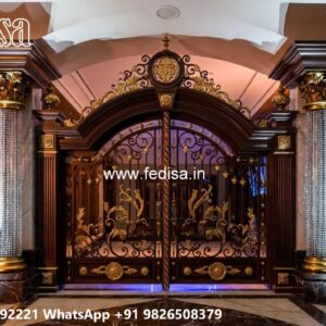 Simple Sliding Gate Design, Two Door Gate Design Main Gates-contemporary Gates