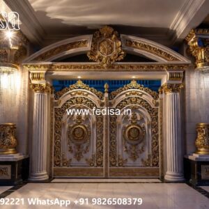 Plain Sheet Gate Design, Folding Grill Gate Main Gates-contemporary Gates