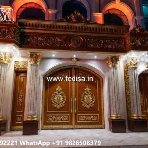 Simple Gate Design 2107, Steel Gate With Hpl Sheet Main Gates-contemporary Gates