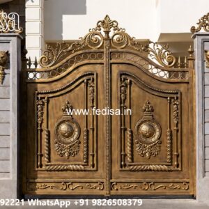 Plain Sheet Gate Design, House Boundary Gate Main Gates-contemporary Gates