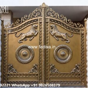Latest Gate Design For Home, Front Gate Wooden Design Main Gates-contemporary Gates
