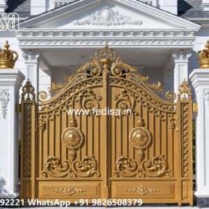 Front Gate Design Steel, 3 Door Gate Design Main Gates-contemporary Gates