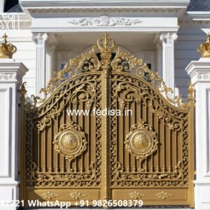 Gate Design In Home, Simple Gate Colour Design Main Gates-contemporary Gates