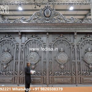 Plain Sheet Gate Design, Side Gate Designs For Home Main Gates-contemporary Gates