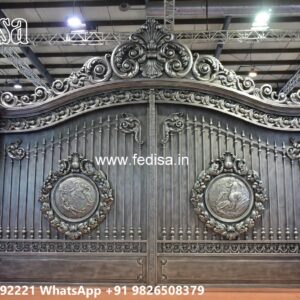 Stainless Steel Main Gate Design, Gate And Boundary Wall Design Main Gates-contemporary Gates