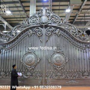 Steel Ke Gate Ke Design, Grill Boundary Wall Main Gates-contemporary Gates
