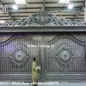 Board Gate Design, Iron Boundary Gate Design Main Gates-contemporary Gates