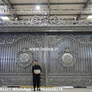 Front Gate Design Steel, Fancy Gate Colour Main Gates-contemporary Gates
