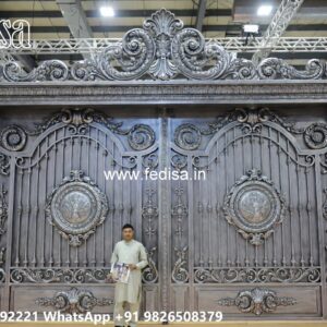 Stainless Steel Main Gate Design, Main Gate Design 12 Feet Main Gates-contemporary Gates