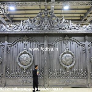 Simple Gate Design 2131, Iron Main Gate Handle Design Main Gates-contemporary Gates