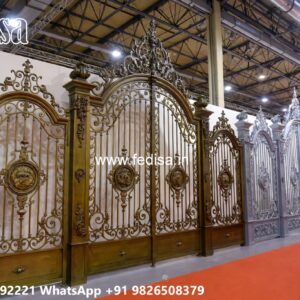 Stainless Steel Main Gate Design, Sliding Boundary Gate Main Gates-contemporary Gates