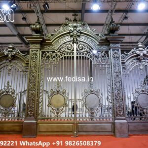 Simple Sliding Gate Design, Lohe Ki Fatak Ki Design Main Gates-contemporary Gates