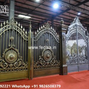 Front Gate Design Steel, Pipe Wale Gate Ki Design Main Gates-contemporary Gates