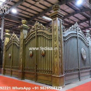 Latest Gate Design For Home, Entrance Gate Design For Farmhouse Main Gates-contemporary Gates