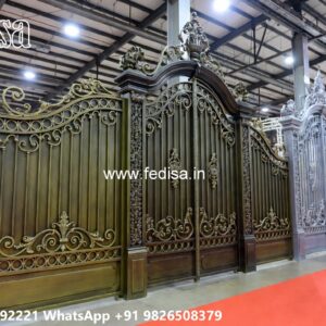 Gate Design In Home, Front Iron Grill Design Main Gates-contemporary Gates