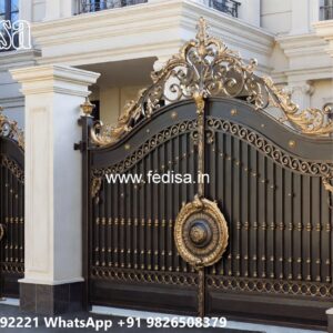 Plain Sheet Gate Design, Farm House Main Gate Main Gates-contemporary Gates