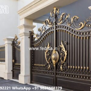 Gate Design In Home, Iron Gate Design 4 Feet Main Gates-contemporary Gates