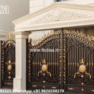 Latest Gate Design For Home, Wrought Iron Window Grills Design Main Gates-contemporary Gates