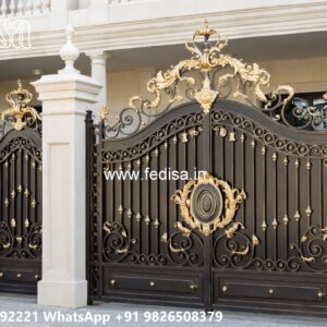 Stainless Steel Main Gate Design, Sliding Door Design For Main Gate Main Gates-contemporary Gates