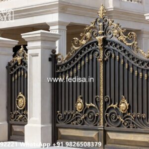 Plain Sheet Gate Design, No Sag Gate Design Main Gates-contemporary Gates
