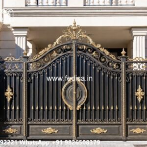 Gate Design In Home, Normal House Gate Design Main Gates-contemporary Gates