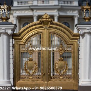 Plain Sheet Gate Design, Contemporary Side Gates Main Gates-contemporary Gates
