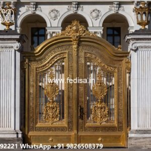 Front Gate Design Steel, Modern Metal Fences Main Gates-contemporary Gates