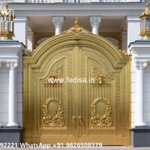 Plain Sheet Gate Design, Gate Side Design Main Gates-contemporary Gates
