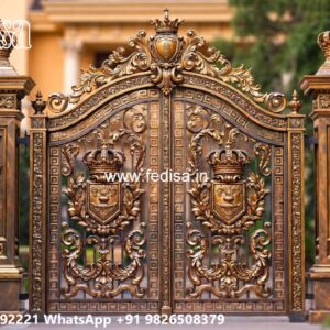 Gate Design In Home, Main Gate Round Design Main Gates-contemporary Gates