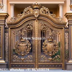 Simple Gate Design 2151, Steel Designer Gate Main Gates-contemporary Gates