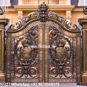 Gate Design In Home, Main Gate Design With Small Gate Main Gates-contemporary Gates