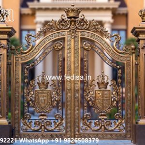 Gate Design In Home, Front Single Gate Design Main Gates-contemporary Gates