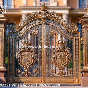 Simple Gate Design 2156, Lohe Ke Gate Design Wale Main Gates-contemporary Gates