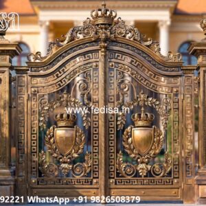 Plain Sheet Gate Design, Main Gate With Small Door Main Gates-contemporary Gates