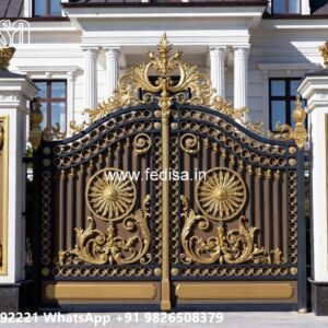 Square Bar Gate Design, Loha Grill Gate Main Gates-contemporary Gates
