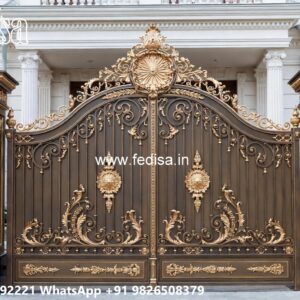 6 Fold Gate Design, Modern Front Gate Design Main Gates-contemporary Gates