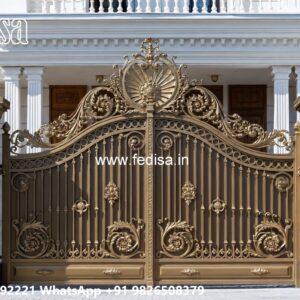 Cnc Cutting Main Gate Design, Steel Gate Design For Home Main Gates-contemporary Gates