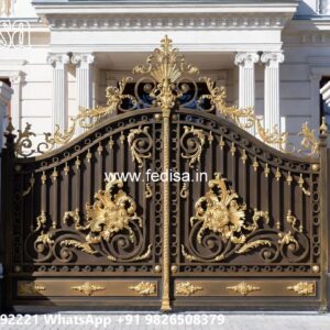 Square Bar Gate Design, Industrial Gate Design Main Gates-contemporary Gates