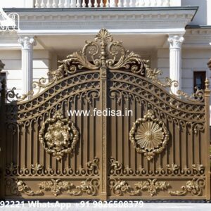 9 Fold Gate Design, Loha Gate Design Main Gates-contemporary Gates
