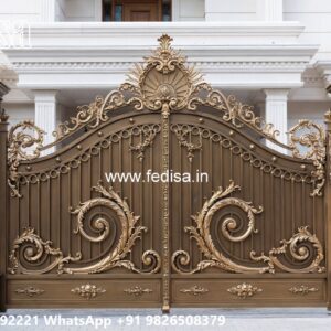 Iron Grill Gate Design, Lohe Ka Gate Ka Design Main Gates-contemporary Gates