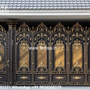 14 Fold Gate Design, Main Gate Design 2026 Iron Main Gates-contemporary Gates