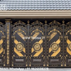 Boundary Wall Grill, Lohe Ke Darwaje Ka Design Main Gates-contemporary Gates