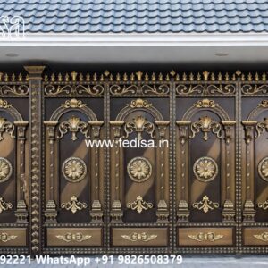 Boundary Wall Grill, Box Bar Gate Design Main Gates-contemporary Gates