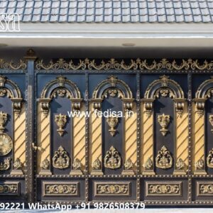 17 Fold Gate Design, Grill Gate Colour Main Gates-contemporary Gates