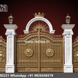 Royal Gate Design, Laser Cut Gate Design Main Gates-contemporary Gates
