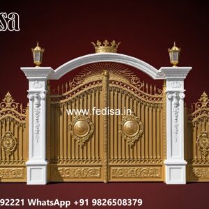 Iron Grill Gate Design, Simple Sliding Gate Designs For Homes Main Gates-contemporary Gates